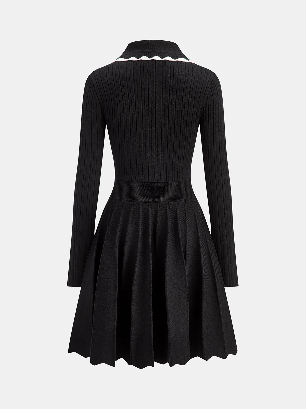 Ribbed Polo Dress