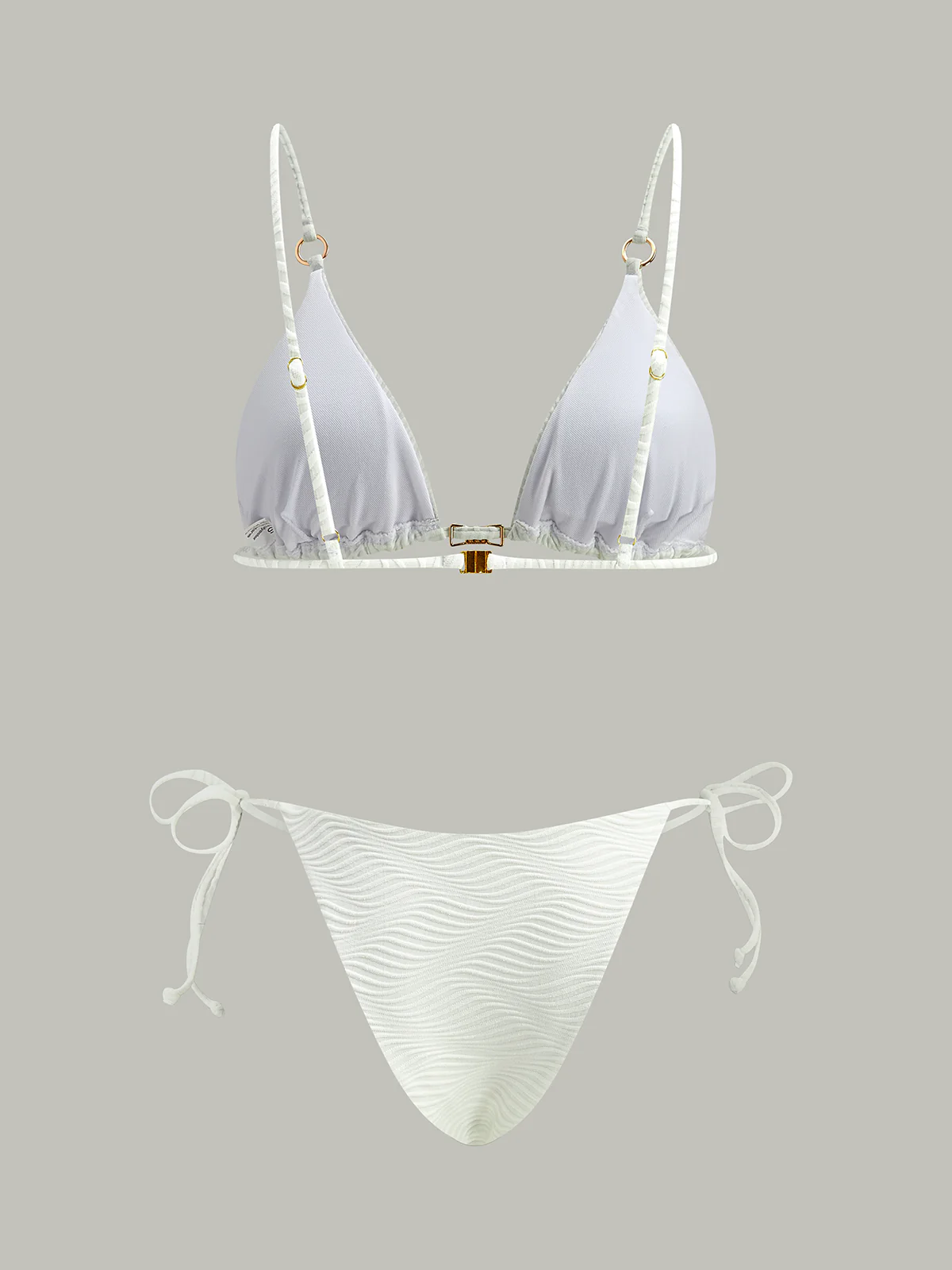 Textured Bikini Set