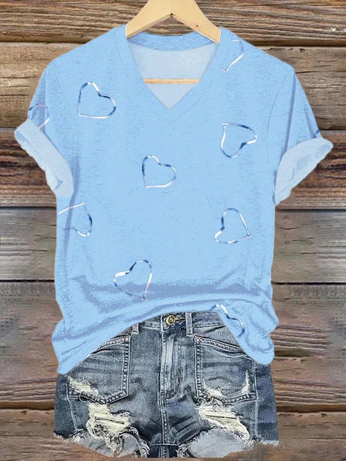 Women's Awareness Print Casual T-Shirt