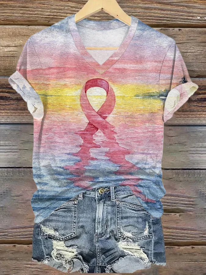Women's  Awareness Print T-Shirt