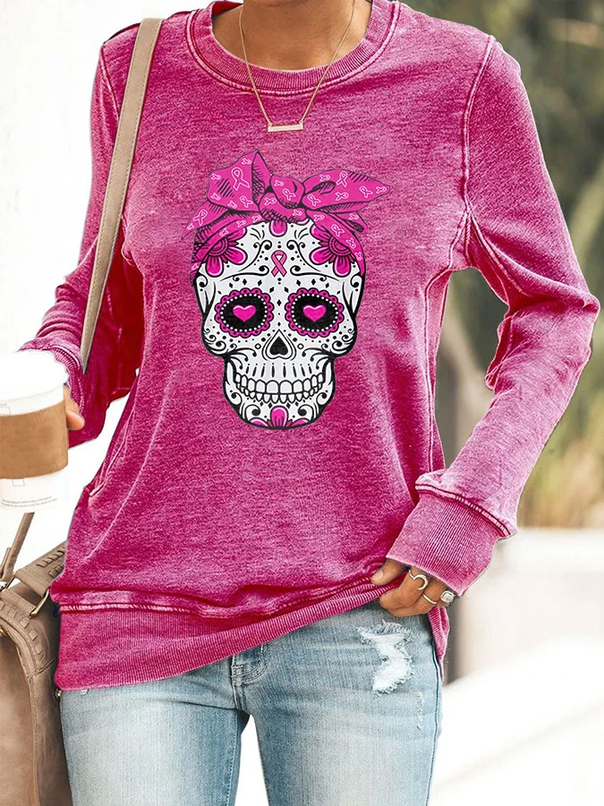Women'S  Casual Printed Sweatshirt
