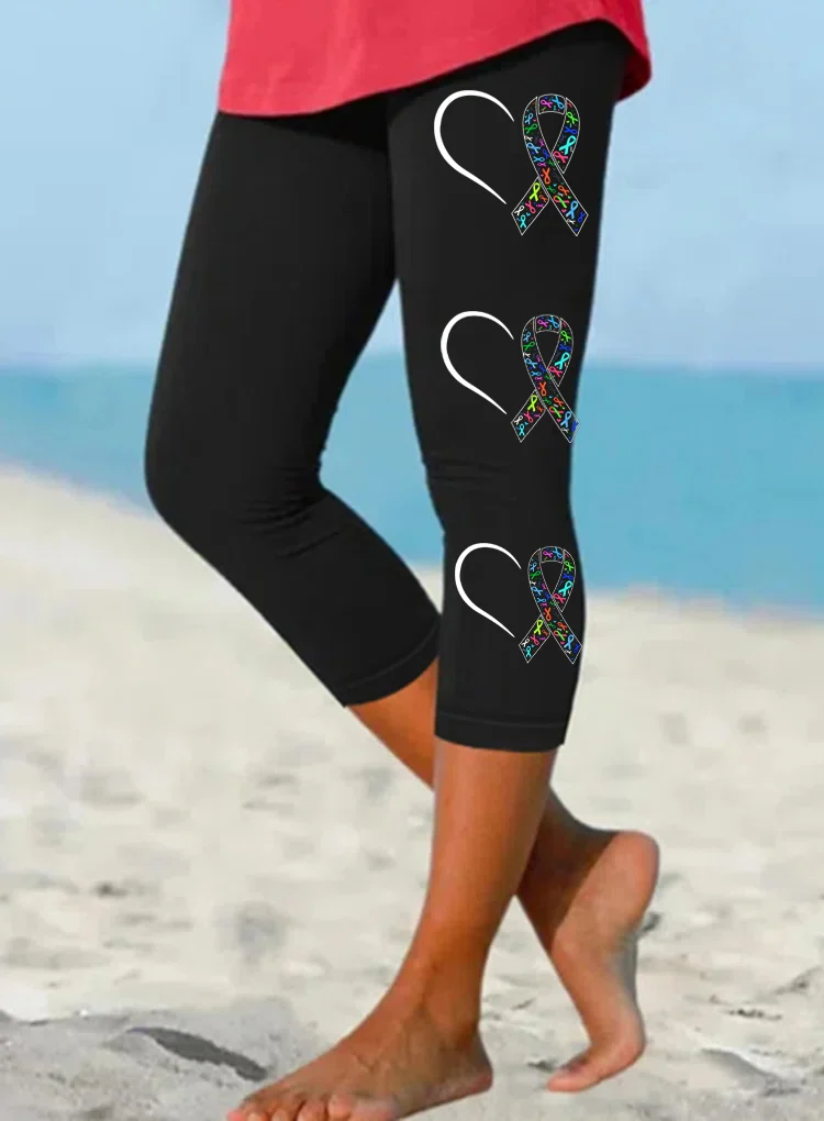 Women's Fight  In All Colors Awareness Leggings
