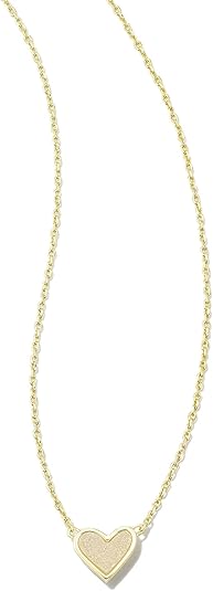 Framed Heart Pendant Necklace, Fashion Jewelry for Women