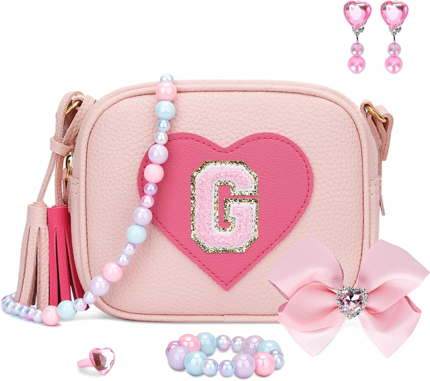 Gifts For 3 4 5 6 7 8 Year Old Girls Dress Up Jewelry Kids Toys Toddler Purse Heart Little Girl Bag