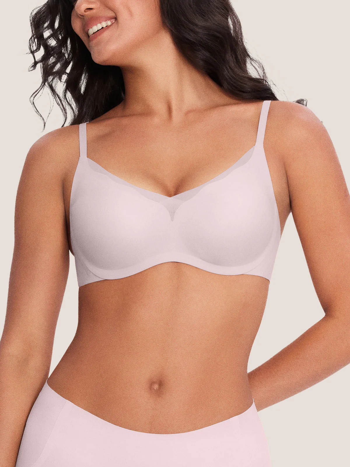 Wave Mesh Support Wireless Bra
